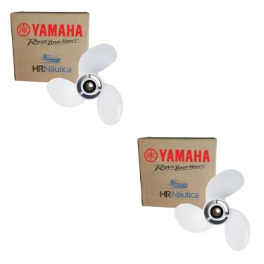 Imagem de KIT 2 Hélice Motor de Popa  15Hp 9 1/4 X 11