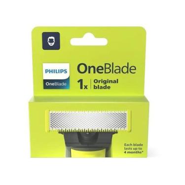 Imagem de Lâmina Philips Substituível OneBlade QP210/51 para Barbeador Aço Inox,
