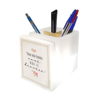 Imagem de Organizador De Mesa Iluminado Não Demores