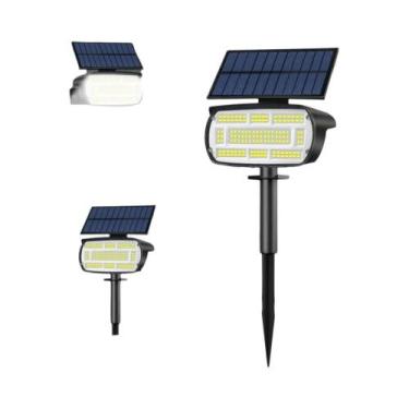 Imagem de Refletores Solares À Prova d'Água Com 72 LEDs, Luz Solar Automática Pa