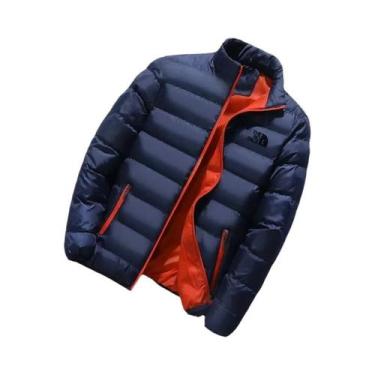 Imagem de Jaqueta Parka Masculina Grossa E Quente Para O Inverno, Casual, Com Go