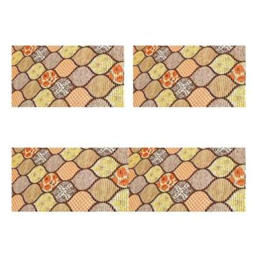 Imagem de Conjunto 3 Tapetes Cozinha Banheiro Compacto Passadeira Duna - Tokdeca