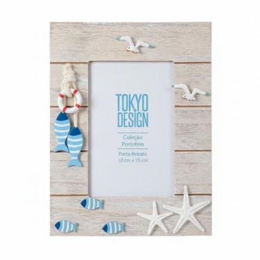 Imagem de Porta-Retrato Portofino 10x15cm Tokyo Design