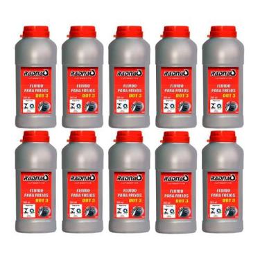 Imagem de Fluido De Freio Dot 3 500ml - Radnaq - 10 Unidades