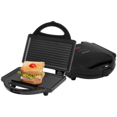 Imagem de Sanduicheira Grill Misteira Antiaderente Classic Cor Preto 127V PSD117