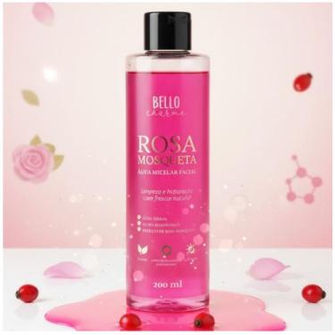 Imagem de Água Micelar Rosa Mosqueta e Ácido Hialurônico Demaquilante 200ml  Bel