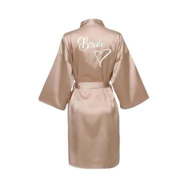Imagem de Roupão De Seda Satinada Sexy Para Mulheres, Estampado, Moda, Roupão De