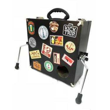 Imagem de Cajon FSA Bumbo Maleta Kicktrip Preto FKT11