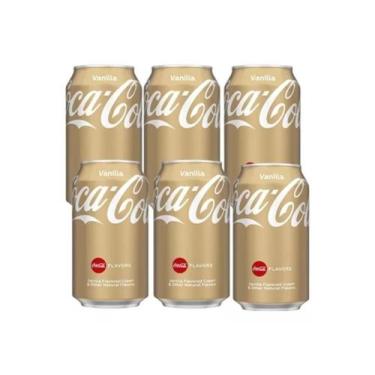 Imagem de Coca Cola Sabor Baunilha Vanilla Coke Flavors 330ml - 6unid