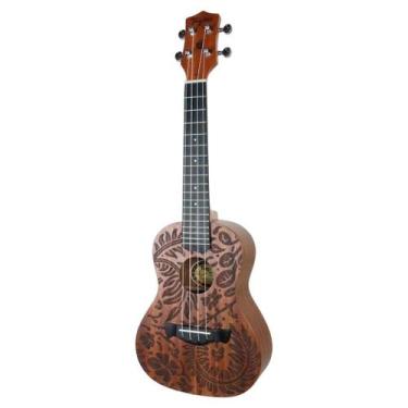 Imagem de Ukulele Tagima 23k Floral II Havaí Concert Acústico NT