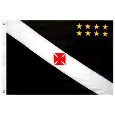 Imagem de Bandeira Oficial do Vasco da Gama 161 x 113 cm - JC Flamulas