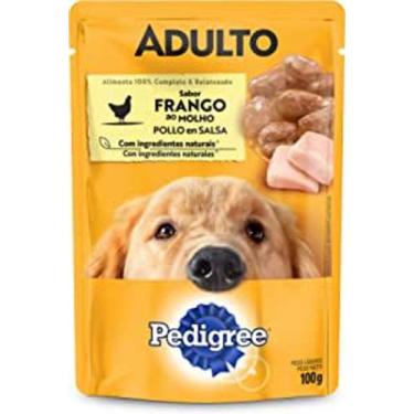 Imagem de Ração Úmida Pedigree Sachê Frango ao Molho Para Cães Adultos
