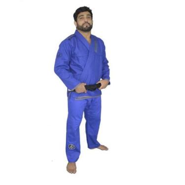 Imagem de Kimono Jiu Jitsu Tradicional Série Limitada Azul Keiko, A2, Azul, Unis