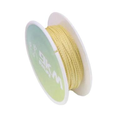 Imagem de Linha De Pesca Trançada De Kevlar Amarela 9KM, Alta Resistência À Traç