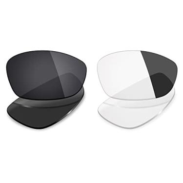 Imagem de 2 pares de lentes polarizadas de substituição da Mryok para óculos de sol Oakley Blender – Opções