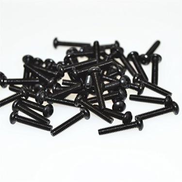 Imagem de XunLiu Parafusos sextavados de cabeça de botão de aço de liga de grau 10,9 (M2X10)