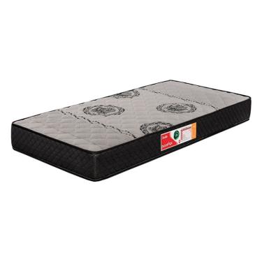 Imagem de Colchão Solteiro Jade Espuma D45 (20x78x188) Cinza e Preto