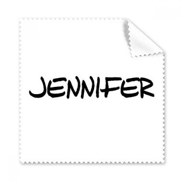 Imagem de Lenço de limpeza de tela de telefone especial para caligrafia nome inglês Jennifer 5 peças