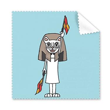 Imagem de Cortina de árbitro Offside Cat Mummy Pano de limpeza para limpar óculos de limpeza 5 peças