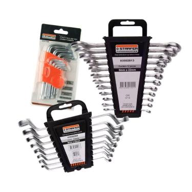 Imagem de Kit Chave Combinada + Chave Torx + Chave Estrela Starfer