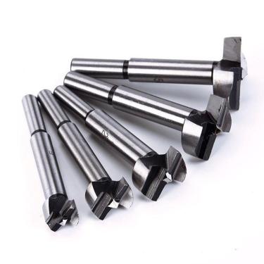 Imagem de Kit 5 Brocas Forstner Fresa 10 A 35Mm Para Dobradiça Madeira Sparta