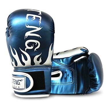 Imagem de mewmewcat Luvas de boxe,Luvas de boxe infantil Luvas de treino de boxe infantil Kick Boxing Juvenil Muay Thai Luvas de saco de boxe Equipamento de prática de boxe para saco de soco Saco de boxe Almof