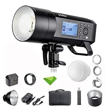 Imagem de Godox AD400 Pro AD400Pro Flash GN72 TTL Monolight com difusor de flash Godox ML-CD15, flash externo, sistema 2.4G, tempo de reciclagem de 0,01-1s com refletor de montagem Bowens