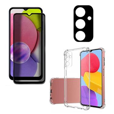 Imagem de Kit Capa Anti Impacto + Pelicula Anti Spy + Pelicula Câmera Compatível Samsung M13 (Galaxy M13)
