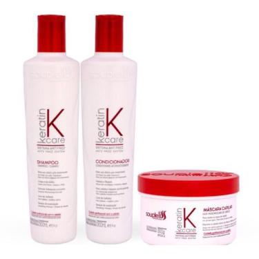 Imagem de Kit Keratin Care  Sistema Anti Frizz Shampoo + Condicionador + Máscara