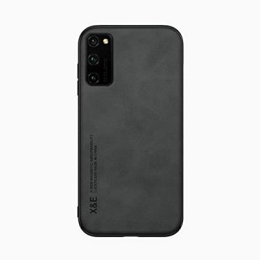 Imagem de Kepuch Silklike Capa para Honor V30 Pro - Case Placa de Metal Embutida para Honor V30 Pro - Preto