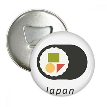 Imagem de Emblema multifuncional tradicional japonês Maki abridor de garrafas de sushi, ímã de geladeira