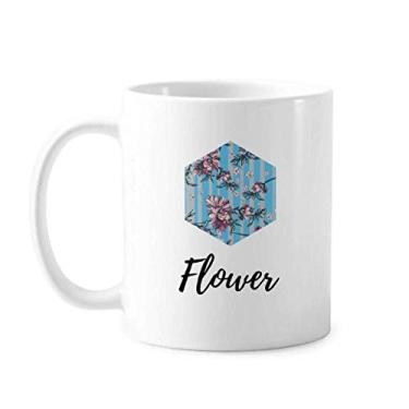 Imagem de Rhododendron Desenho Arte Planta Caneca Cerâmica Café Porcelana Copos de Mesa