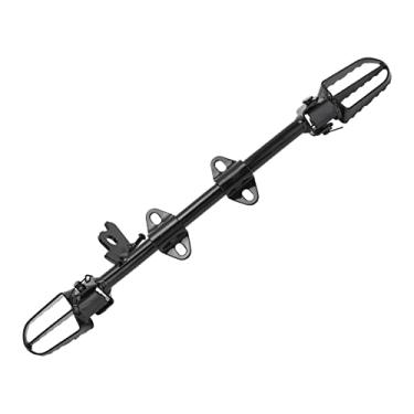 Imagem de Footpegs Suporte de Montagem Suporte de Motocicleta Footpegs Suporte de Montagem Footpegs Suporte de Montagem Liga de Aço Preto Substituição para CRF50 Pit Bikes