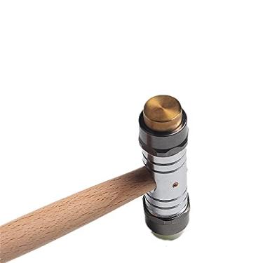 Imagem de MOOKEENONE Martelo de relógio de latão cabeça de plástico de metal para reparo de relógio martelo ferramenta de reparo de joias