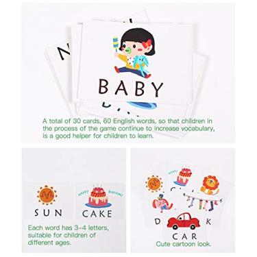 Imagem de LUGU Jogo de palav s de ortogr a em madei Jogo de correspondência de let s Jogo de aprendizagem de alfabeto Montessori Puzzle STEM Brinquedo educacional precoce pa meninos e meninas de 4 a 6 anos