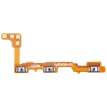 Imagem de HONGYAN Peças de substituição de telefone celular Botão liga/desliga e botão de volume Flex Cable para honra x8/x30i Acessórios telefônicos