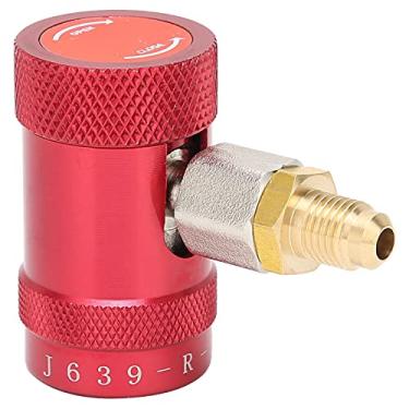Imagem de Garosa Adaptador HS-1234YF Adaptador de Acoplador Rápido Ajustável de Ar Condicionado AC Freon Manifold Kit de Conversão de Manifold, Componentes Auxiliares Pneumáticos