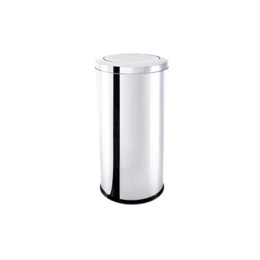 Imagem de Lixeira com Tampa Basculante Brinox Decorline 64 L - Ø 35 x 70 cm Aço Inox