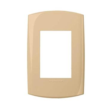 Imagem de Placa 4X2 3 Módulos Damasco, Alumbra, Bliss 4644, Damasco