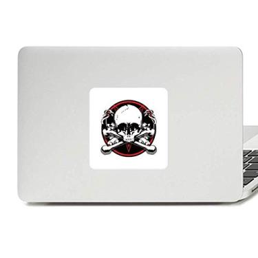 Imagem de Esqueleto Pirata Decoração Decalque Vinil Paster Laptop Adesivo Decoração PC