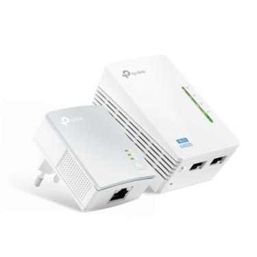 Imagem de Extensor de Alcance Wi-Fi PowerLine TP-Link TL-WPA4220KIT - 300Mbps - Versão 4.0
