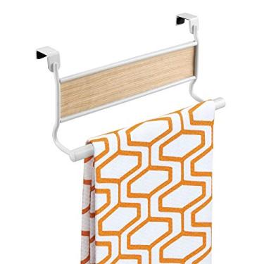 Imagem de Porta Toalha Com Suporte Para Porta Interdesign Branco/Bege