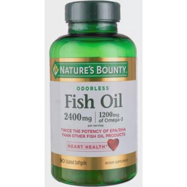 Imagem de Nature's Bounty Fish Oil 2400mg + Omega 3 Sem Cheiro - 90 Cápsulas