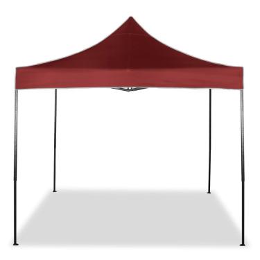 Imagem de Tenda Gazebo Articulada Pelegrin PEL-300C Portátil Bordô 3x3m