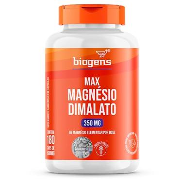 Imagem de Max Magnésio Dimalato, 350mg de magnésio elementar por dose, 180 cápsulas, Biogens