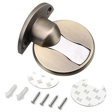 Imagem de KIT 03 Batente Porta Pivotante Magnético Íma Prendedor cor:bronze