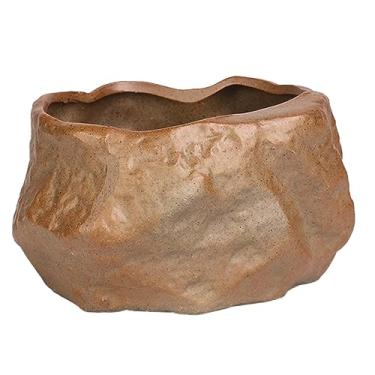 Imagem de WeiLaiKeQi Vaso de flores de cerâmica Recipientes para plantas de Leves e resistentes em forma de Vasos de treinamento de bonsai para jardim, Estilo D e Grande