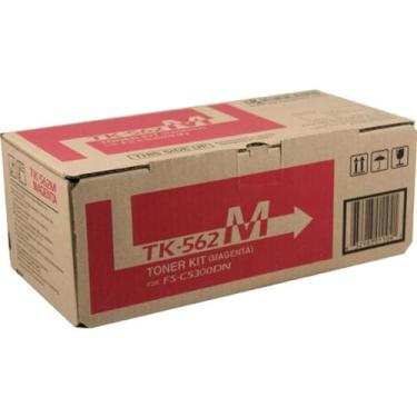 Imagem de Kyocera TK-562M FS-C5300 FS-C5350 P6030 Cartucho de toner (Magenta) em embalagem de varejo