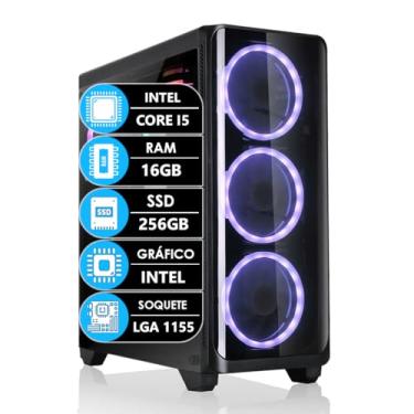 Imagem de Computador Pc Intel Core i5 16GB SSD 256GB 4 Núcleos Super Turbo CPU Hdmi Strong Tech