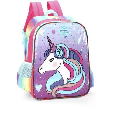 Imagem de Mochila de Costas Luxcel Up4You Unicórnio Colorido